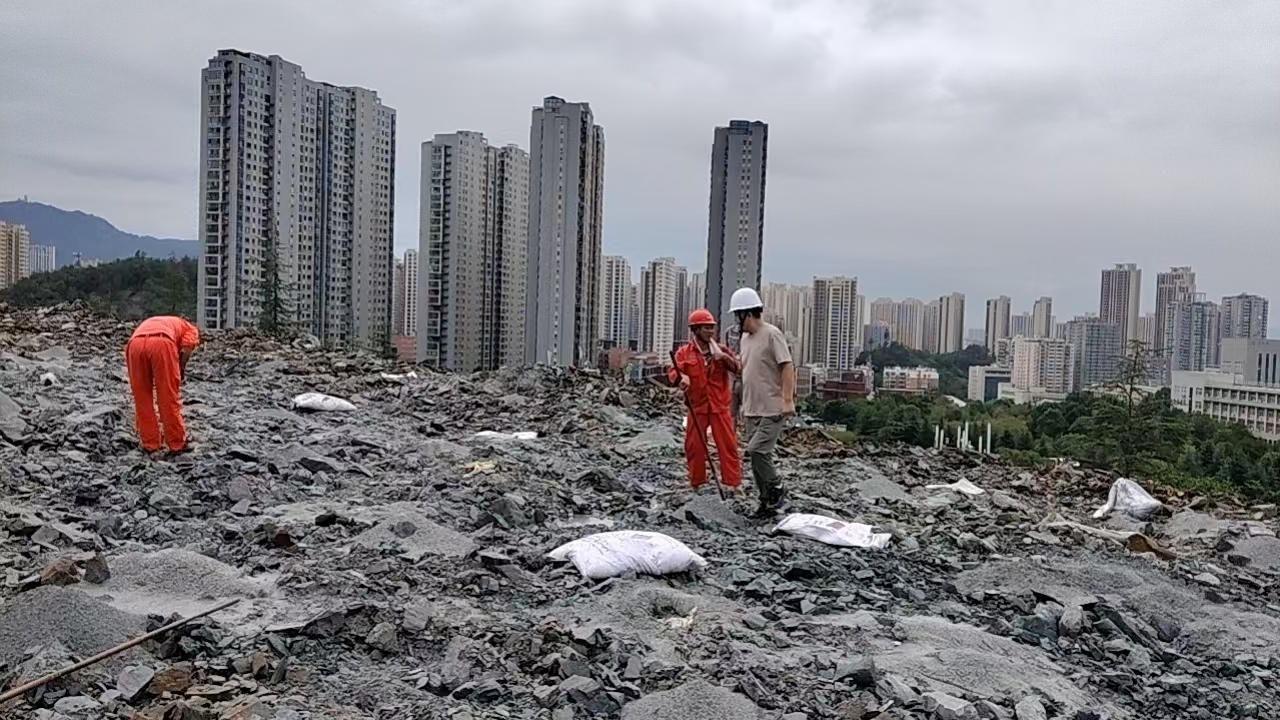 湖北工业职业技术学院南区宿舍周边山体开挖项目 土石方爆破工程